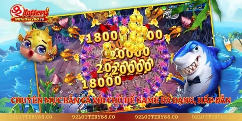 Chuyên mục bắn cá với chủ đề game đa dạng, hấp dẫn